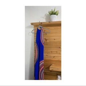 Royal blue maxi dress Fashion Nova